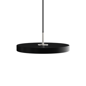 Umage - Asteria pendel m/ ståltop - mini - Black (Ø31 cm)